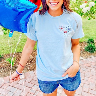 Monogrammed Sparklers T - Shirt - United Monograms