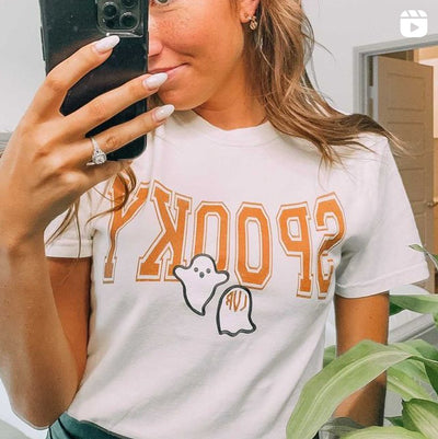 Monogrammed 'Spooky' T-Shirt - United Monograms