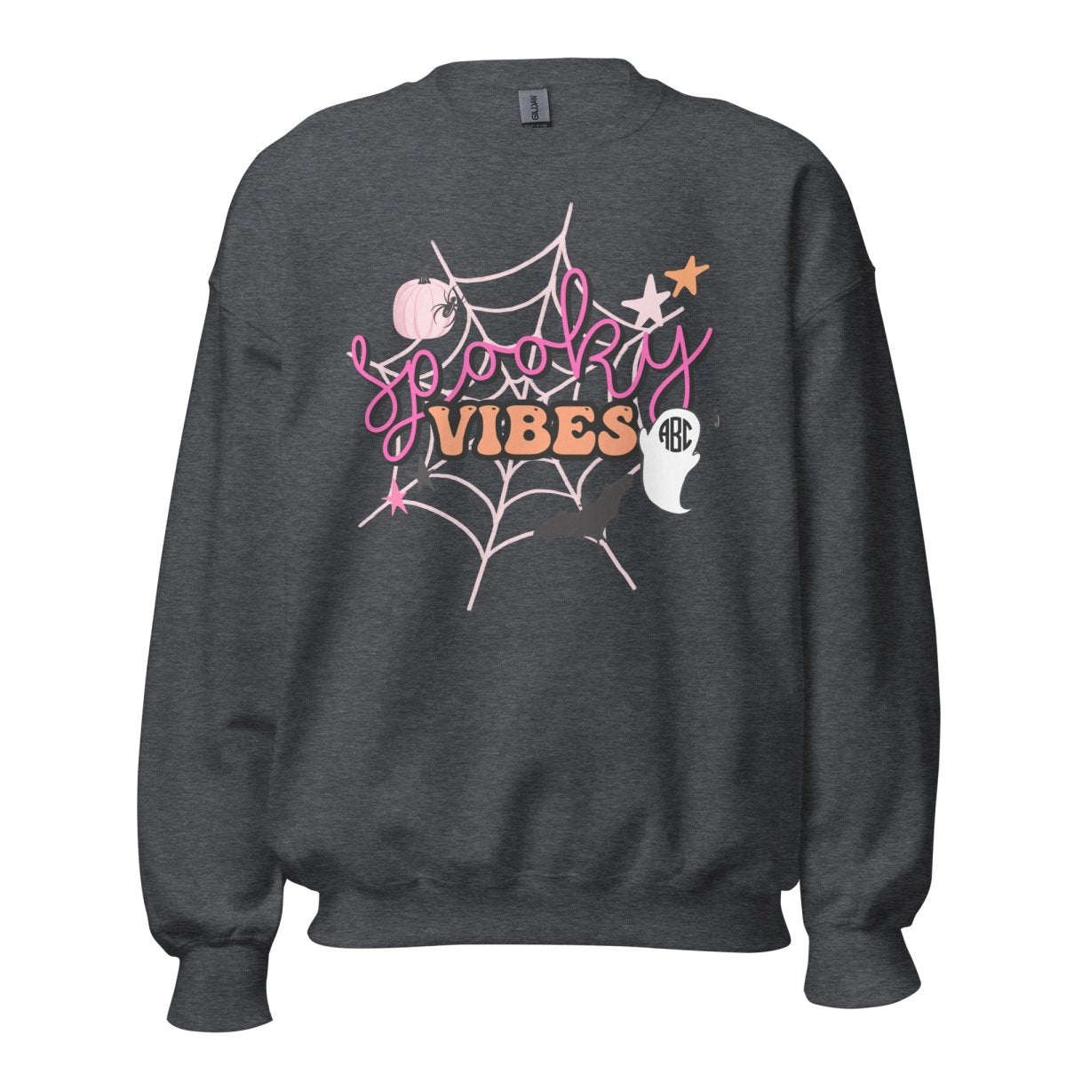 Monogrammed 'Spooky Vibes' Crewneck Sweatshirt - United Monograms