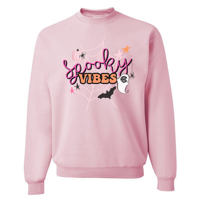 Monogrammed 'Spooky Vibes' Crewneck Sweatshirt - United Monograms