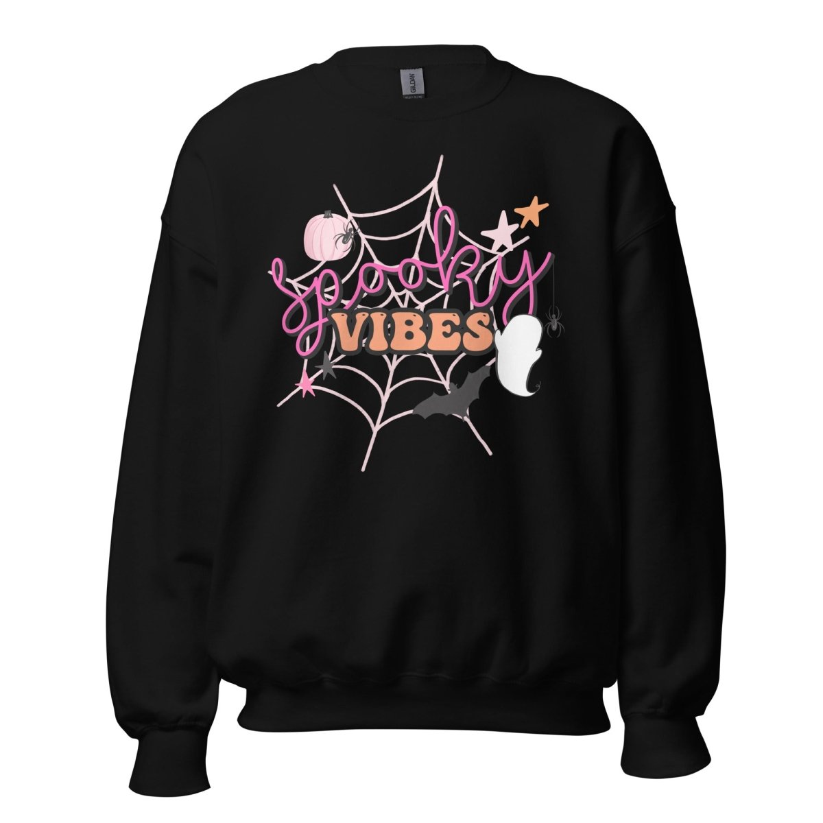 Monogrammed 'Spooky Vibes' Crewneck Sweatshirt - United Monograms