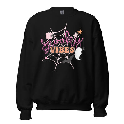 Monogrammed 'Spooky Vibes' Crewneck Sweatshirt - United Monograms