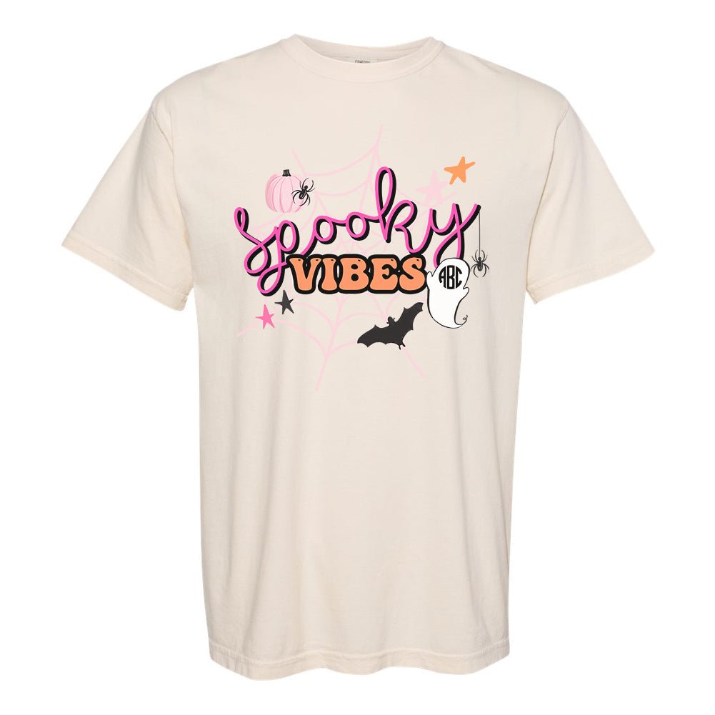 Monogrammed 'Spooky Vibes' T-Shirt - United Monograms