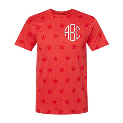 Monogrammed Stars T-Shirt - United Monograms