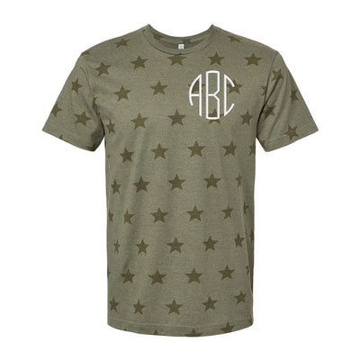 Monogrammed Stars T-Shirt - United Monograms