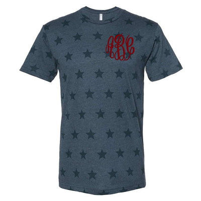 Monogrammed Stars T-Shirt - United Monograms