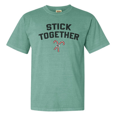 Monogrammed 'Stick Together' Candy Cane T-Shirt - United Monograms