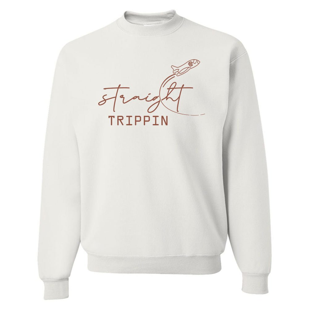 Monogrammed 'Straight Trippin' Crewneck Sweatshirt - United Monograms