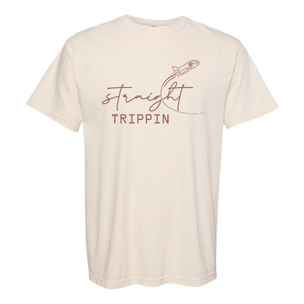 Monogrammed 'Straight Trippin' T-Shirt - United Monograms