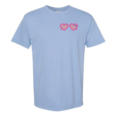 Monogrammed Sunglasses Comfort Colors T-Shirt - United Monograms