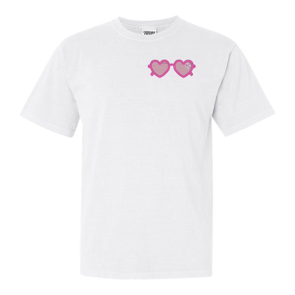 Monogrammed Sunglasses Comfort Colors T-Shirt - United Monograms
