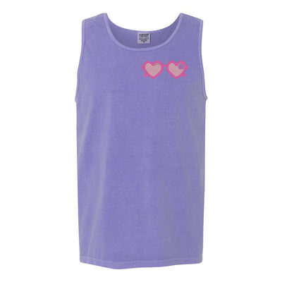 Monogrammed Sunglasses Comfort Colors Tank Top - United Monograms