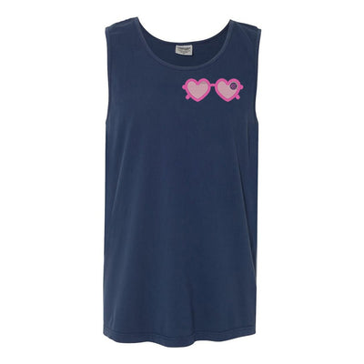 Monogrammed Sunglasses Comfort Colors Tank Top - United Monograms