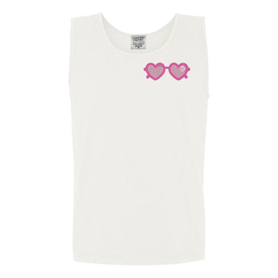 Monogrammed Sunglasses Comfort Colors Tank Top - United Monograms