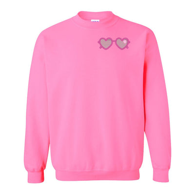 Monogrammed Sunglasses Crewneck Sweatshirt - United Monograms
