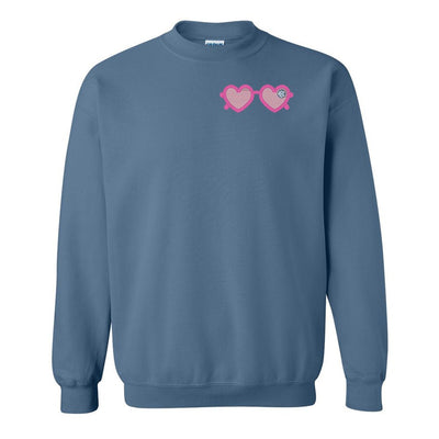 Monogrammed Sunglasses Crewneck Sweatshirt - United Monograms