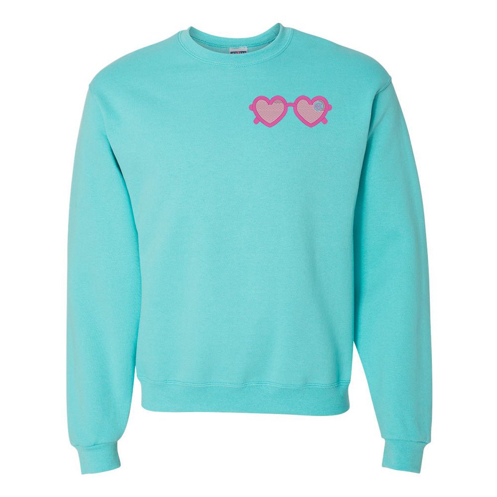 Monogrammed Sunglasses Crewneck Sweatshirt - United Monograms