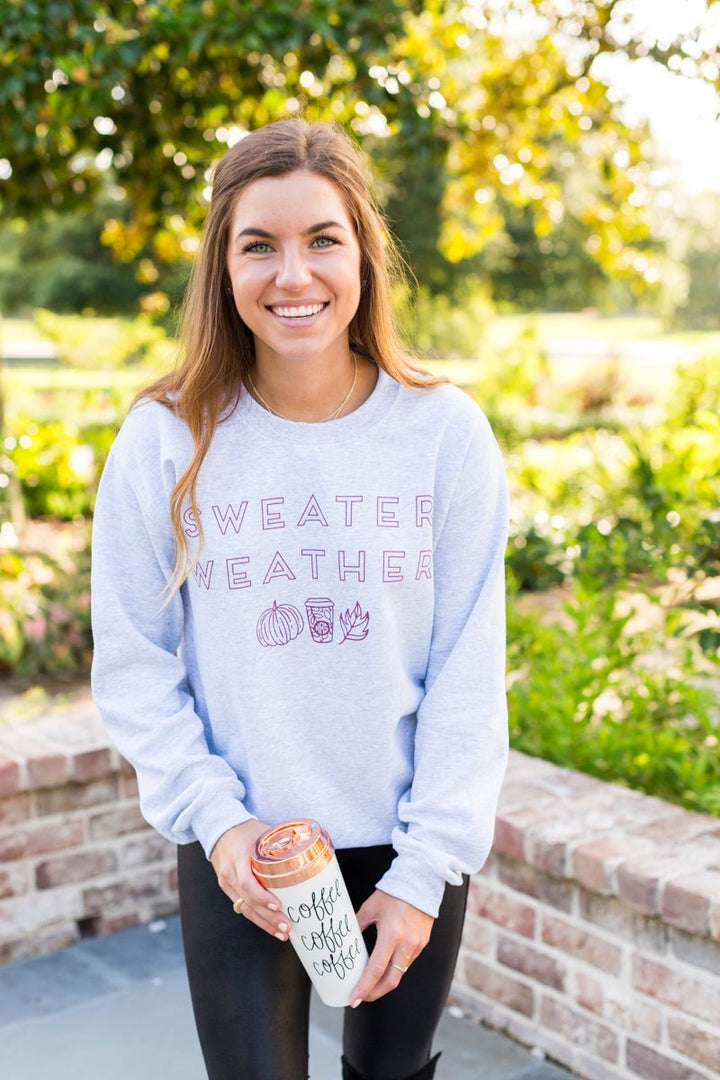 Monogrammed boyfriend sweater on sale