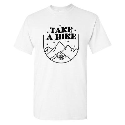 Monogrammed 'Take a Hike' Basic T-Shirt - United Monograms