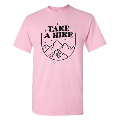 Monogrammed 'Take a Hike' Basic T-Shirt - United Monograms