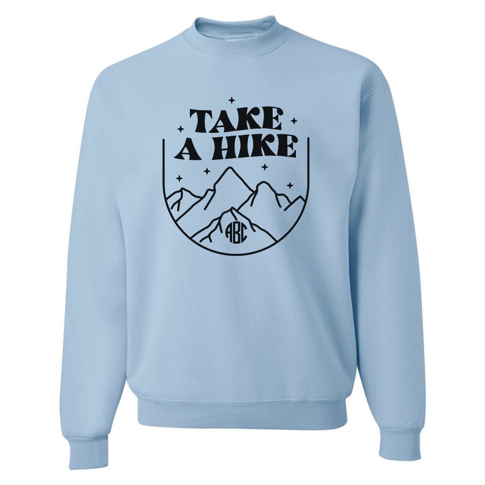 Monogrammed 'Take A Hike' Crewneck Sweatshirt - United Monograms