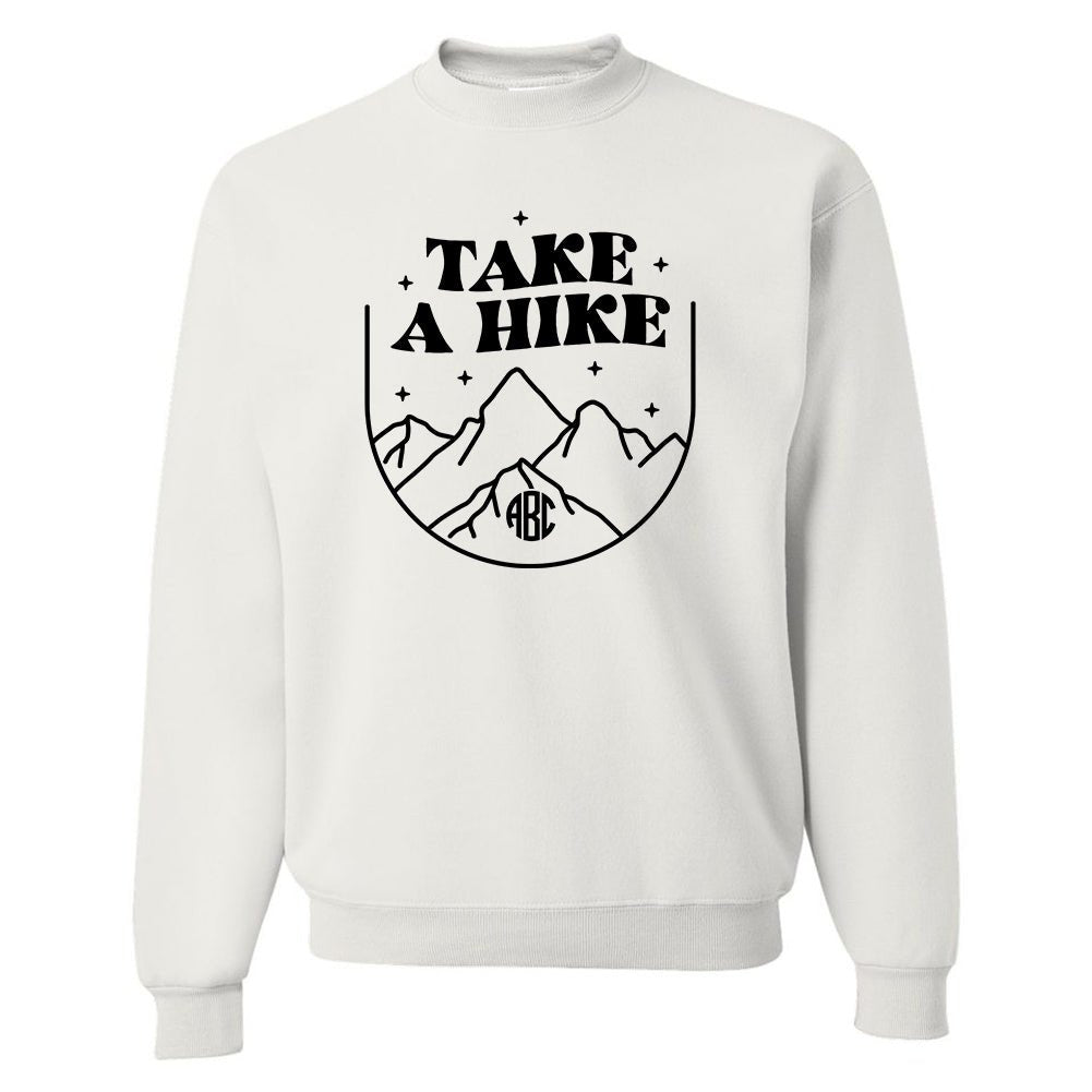 Monogrammed 'Take A Hike' Crewneck Sweatshirt - United Monograms