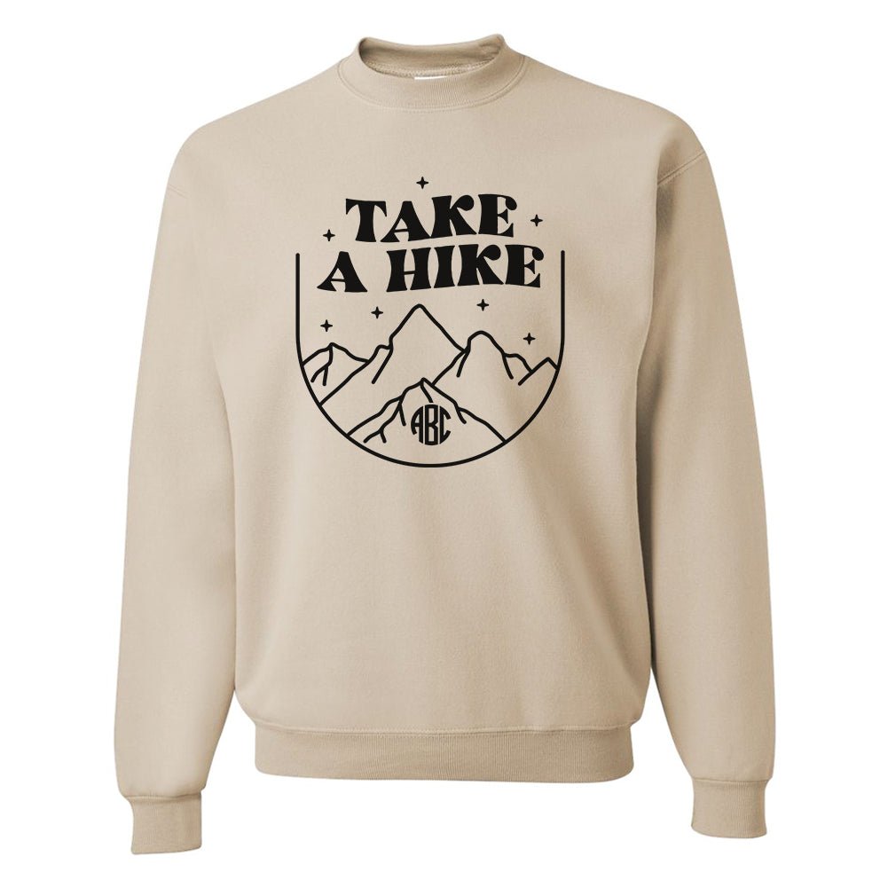 Monogrammed 'Take A Hike' Crewneck Sweatshirt - United Monograms