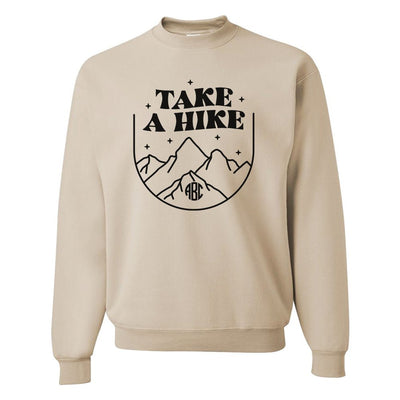 Monogrammed 'Take A Hike' Crewneck Sweatshirt - United Monograms