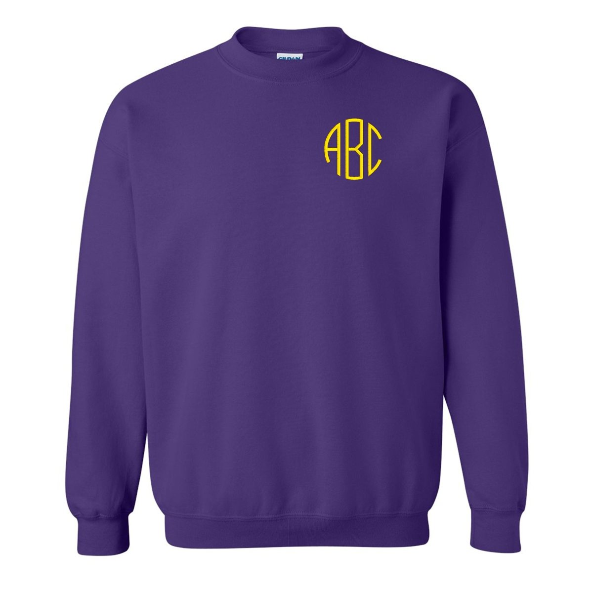 Monogrammed Team Color Crewneck - United Monograms