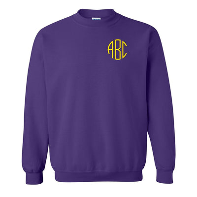 Monogrammed Team Color Crewneck - United Monograms
