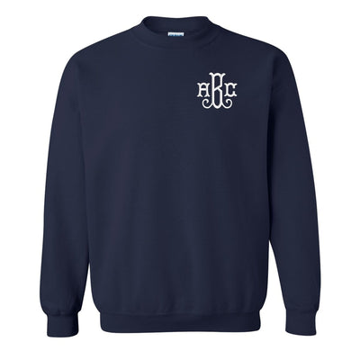 Monogrammed Team Color Crewneck - United Monograms