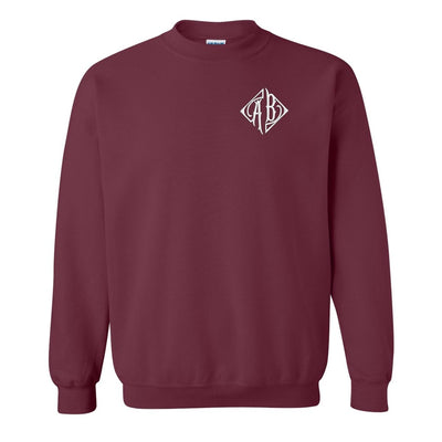 Monogrammed Team Color Crewneck - United Monograms