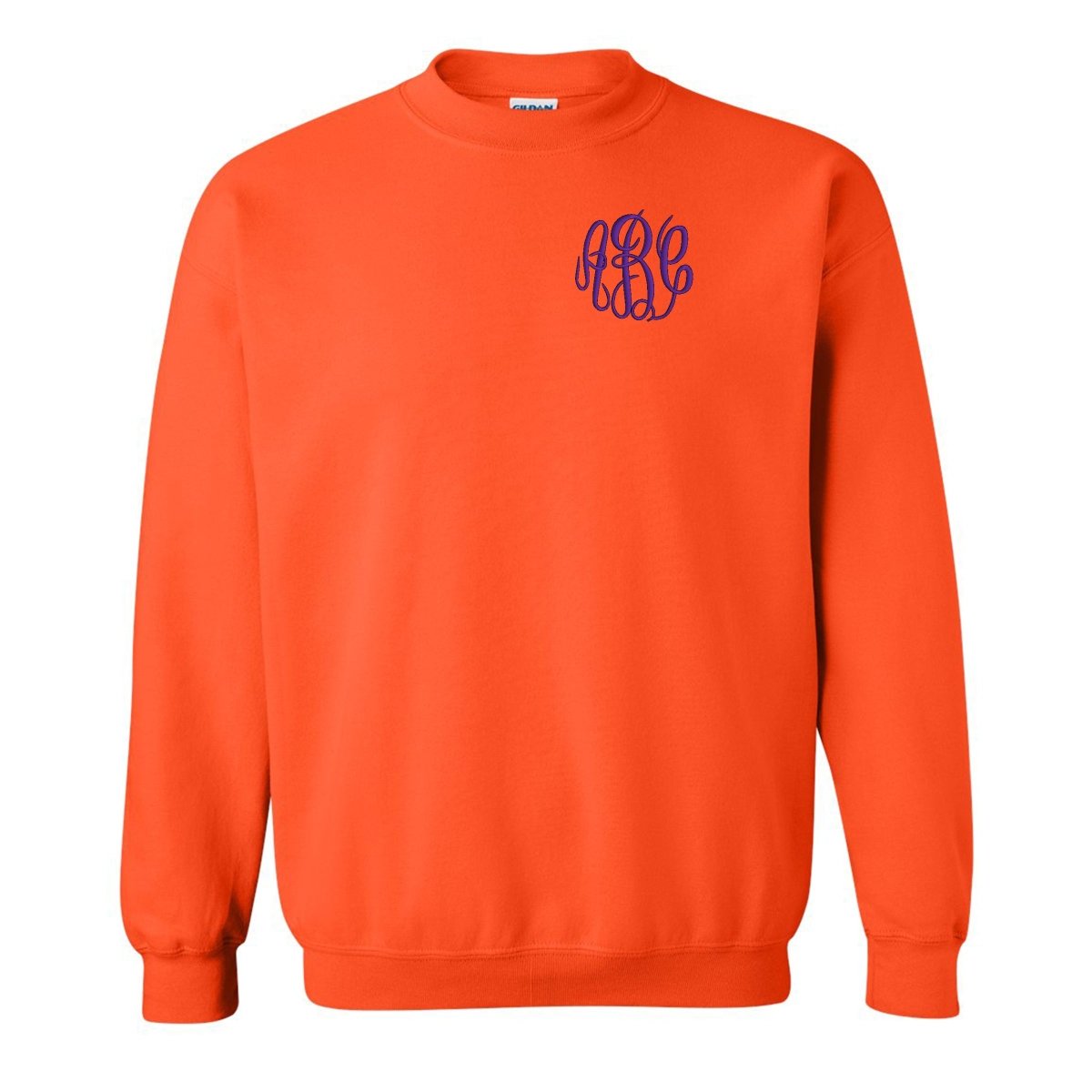 Monogrammed Team Color Crewneck - United Monograms