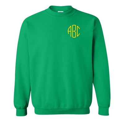 Monogrammed Team Color Crewneck - United Monograms