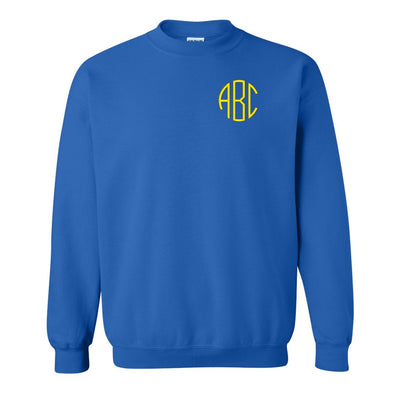 Monogrammed Team Color Crewneck - United Monograms