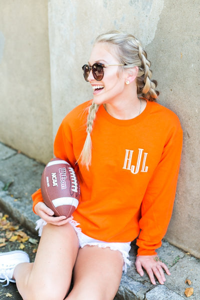 Monogrammed 'Texas' Crewneck Sweatshirt - United Monograms