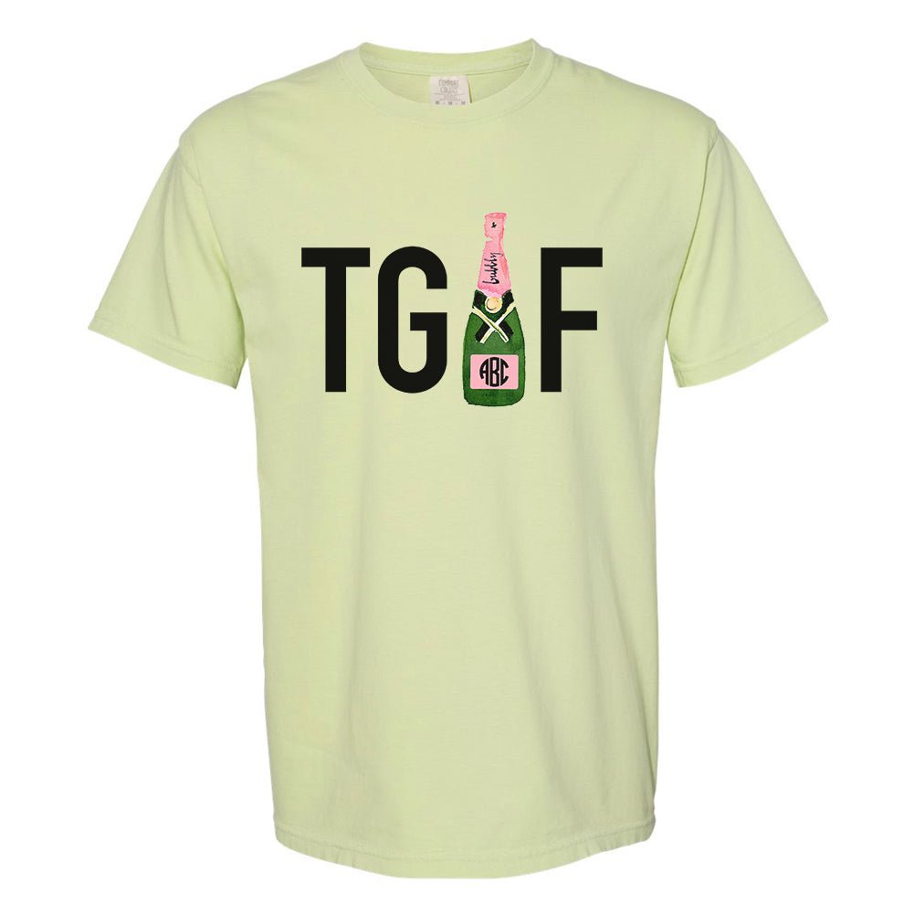 Monogrammed 'TGIF' Tee - United Monograms