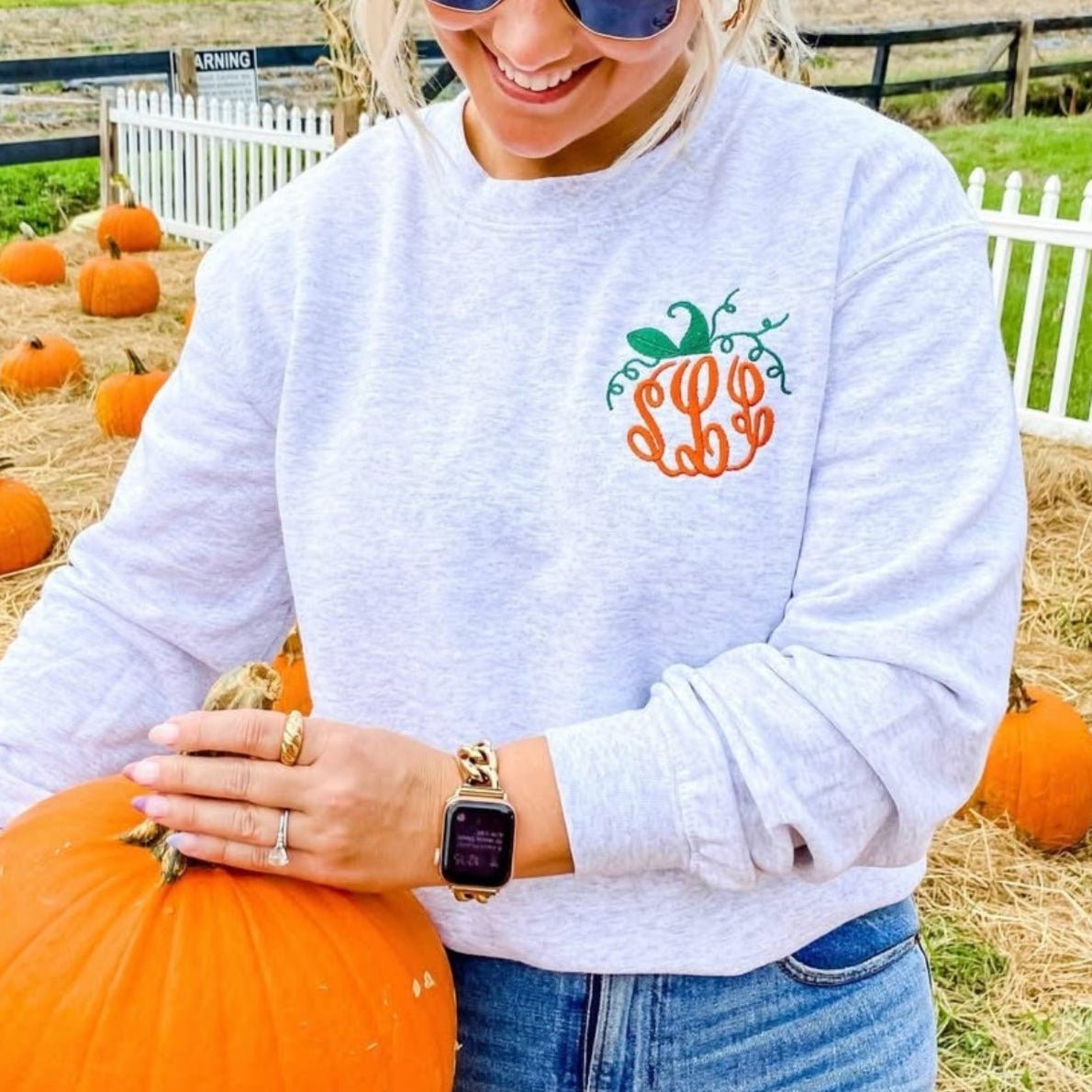 Monogrammed 'That’s My Pumpkin' Sweatshirt - United Monograms