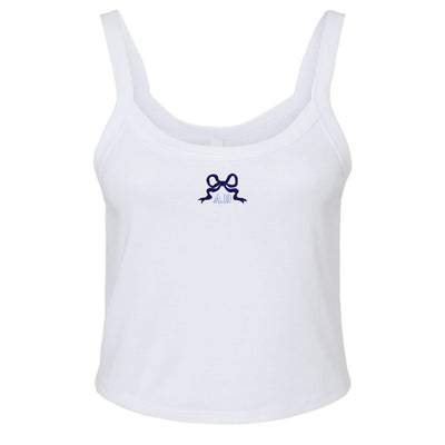 Monogrammed 'Tiny Bow' Baby Tank - United Monograms
