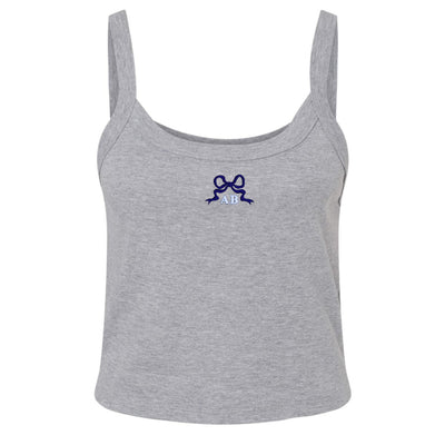 Monogrammed 'Tiny Bow' Baby Tank - United Monograms