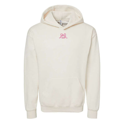Monogrammed 'Tiny Bow' Hoodie - United Monograms