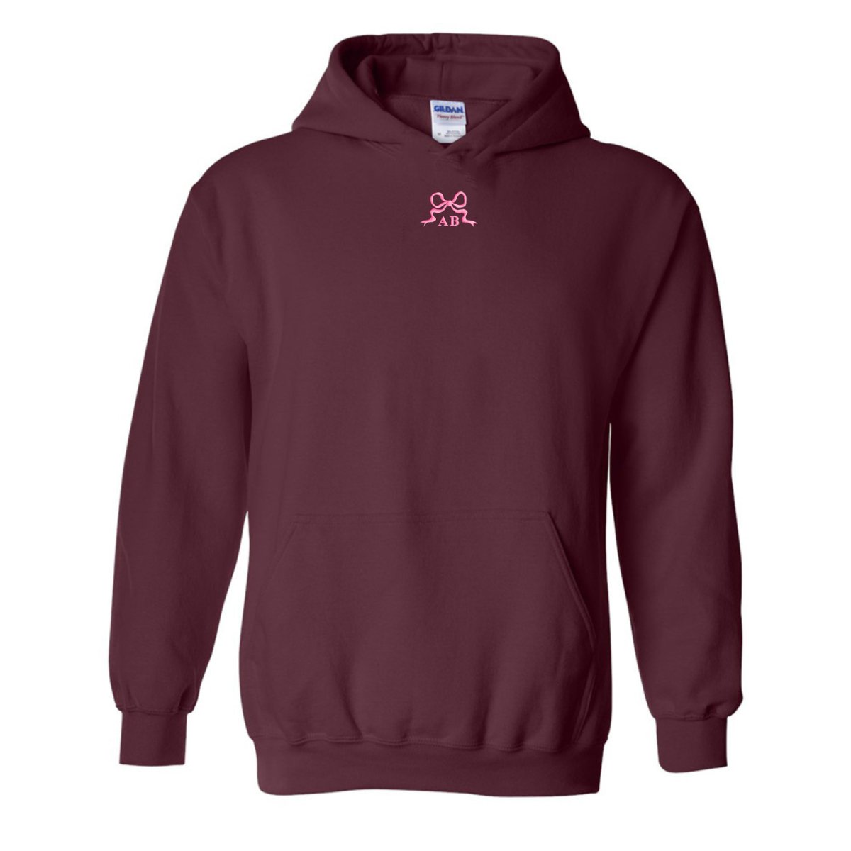 Monogrammed 'Tiny Bow' Hoodie - United Monograms