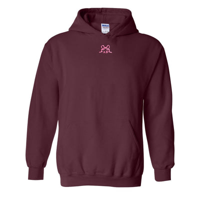 Monogrammed 'Tiny Bow' Hoodie - United Monograms