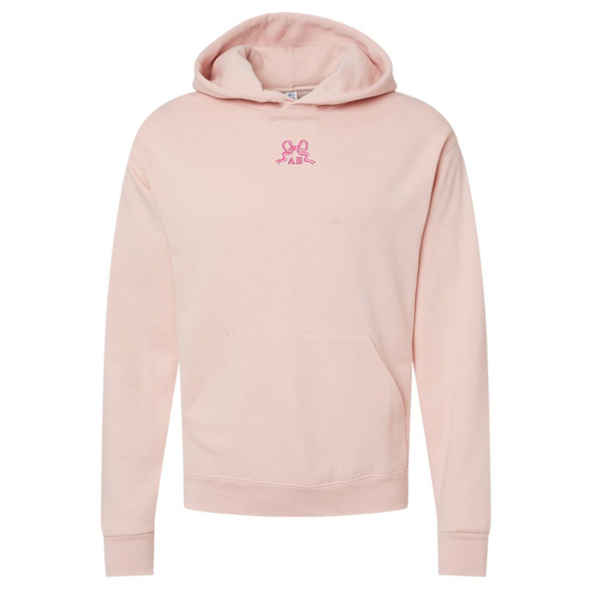 Monogrammed 'Tiny Bow' Hoodie - United Monograms