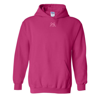 Monogrammed 'Tiny Bow' Hoodie - United Monograms