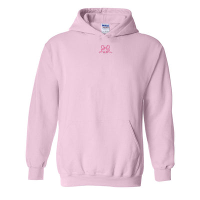 Monogrammed 'Tiny Bow' Hoodie - United Monograms
