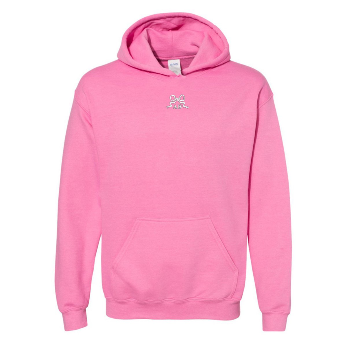 Monogrammed 'Tiny Bow' Hoodie - United Monograms