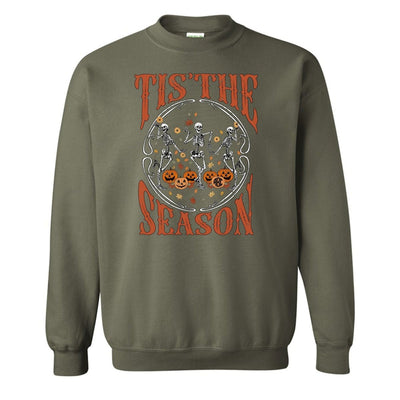 Monogrammed 'Tis The Season Skeletons' Crewneck Sweatshirt - United Monograms