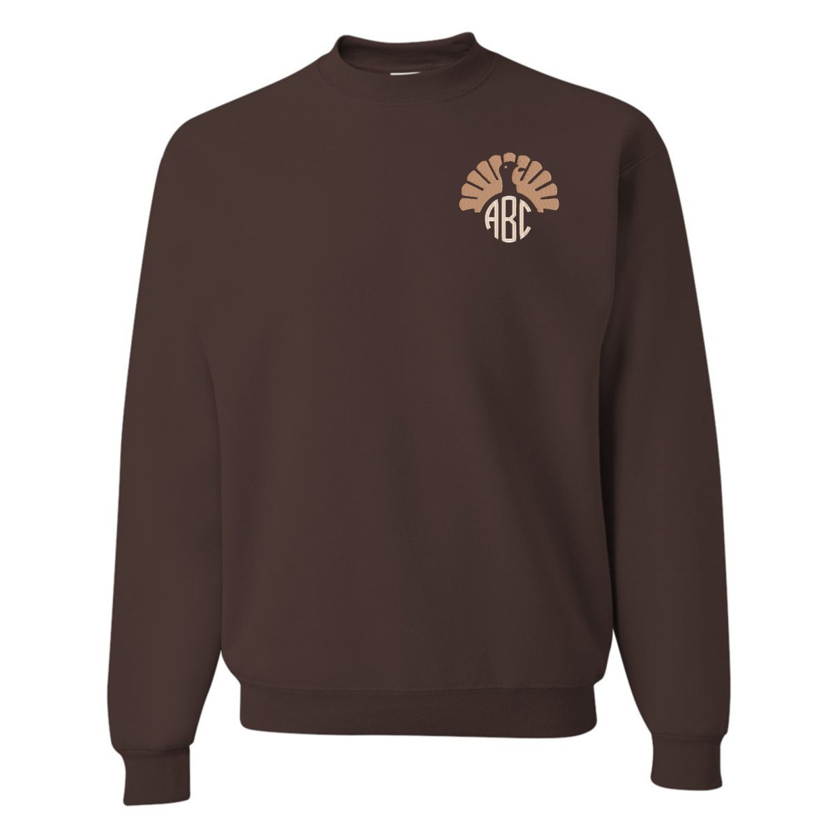 Monogrammed Turkey Crewneck Sweatshirt - United Monograms