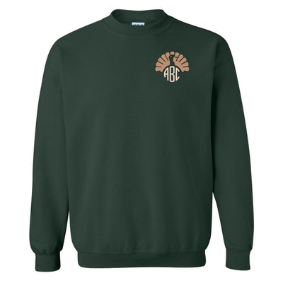Monogrammed Turkey Crewneck Sweatshirt - United Monograms
